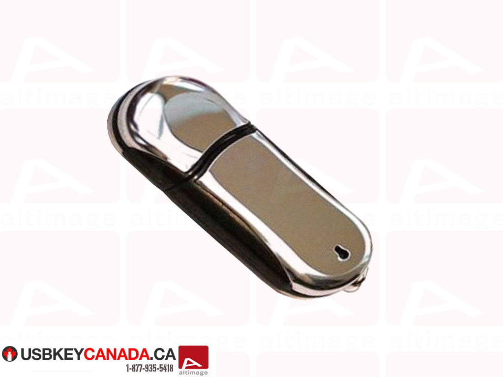 Custom metalic curved usb key