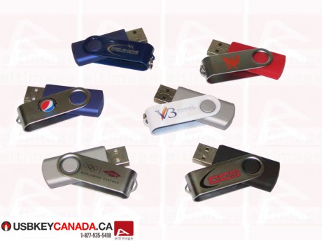 Custom slide colored usb key