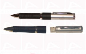 Custom silver usb key pen