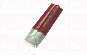 Custom red and silver usb key