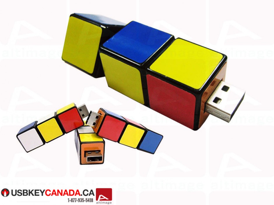 Custom Rubik's cube usb key