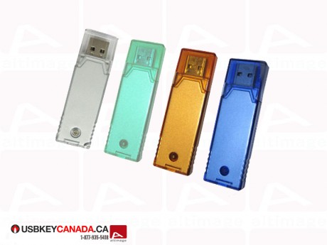 Custom colored transparent USB Key