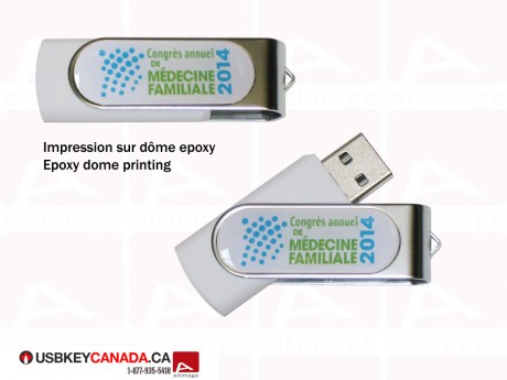 Custom USB Key with slide cap