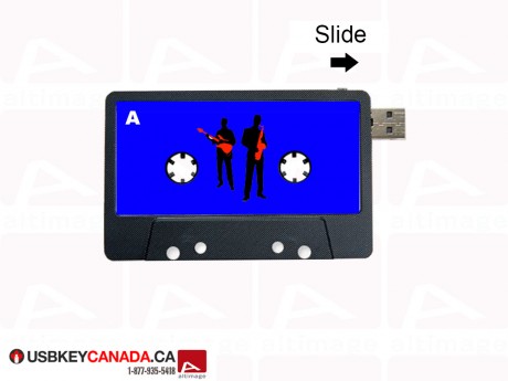 Custom black tape Flash Drive