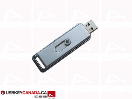 Custom grey Flash Drive