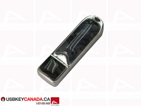 Custom black metallic Flash Drive
