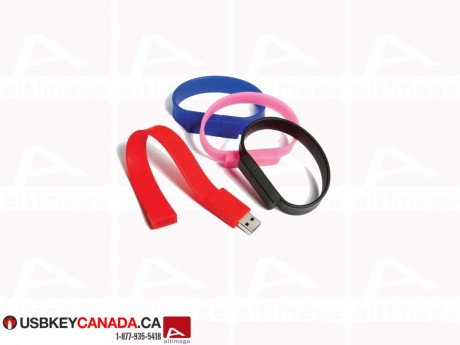 Custom rubber bracelet USB Key
