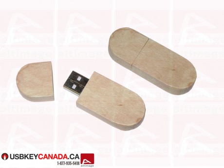 Custom light wood USB Key