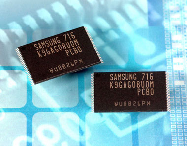 Flash memory chip example