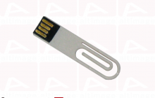 Custom white paper clip usb key