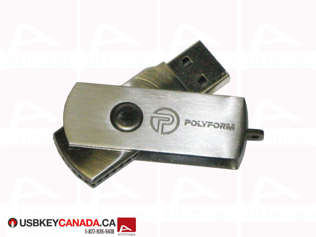Metal usb key Polyform