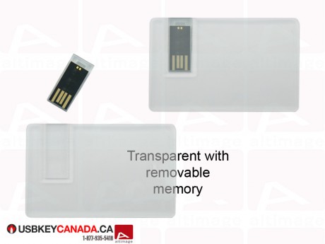 Custom transparent USB Business Card