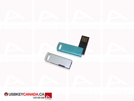 Custom mini metallic Flash Drive